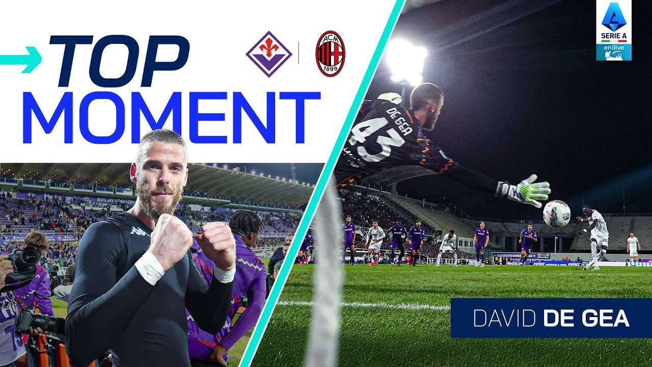 De Gea si eleva a eroe della Fiorentina con una prestazione straordinaria contro il Milan