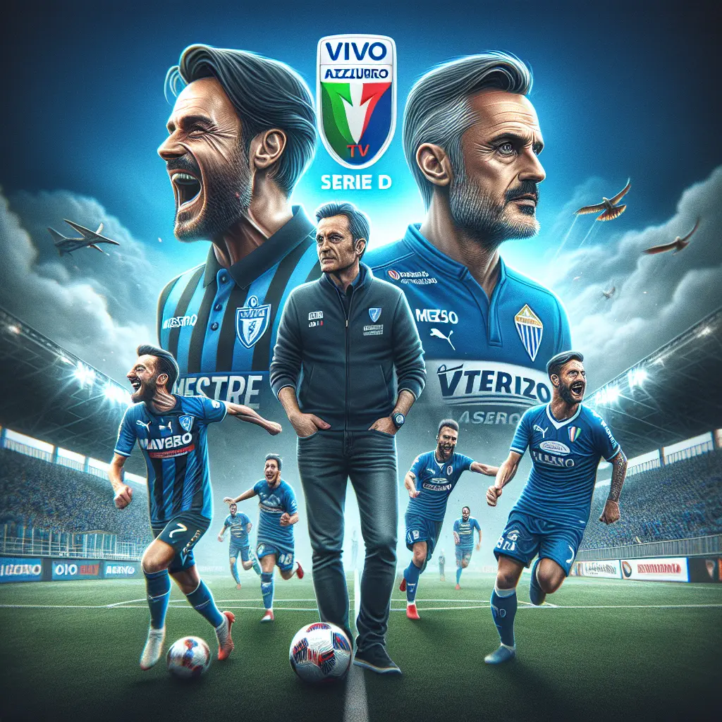 Derby del Terraglio tra Mestre e Treviso in diretta su Vivo Azzurro TV: sfida cruciale per le ambizioni delle due squadre in Serie D