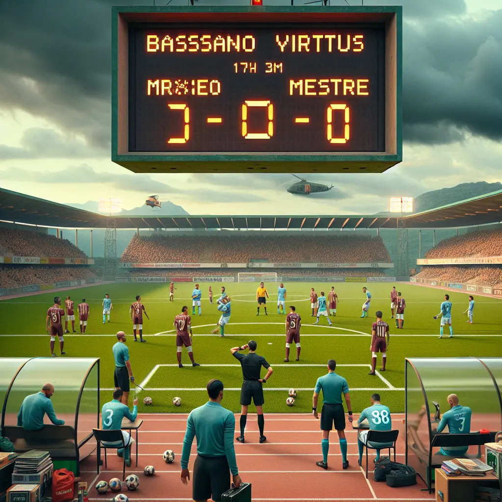 Bassano Virtus e Mestre si Affrontano nel Recupero della Partita Interrotta: Modifiche al Calendario del Campionato
